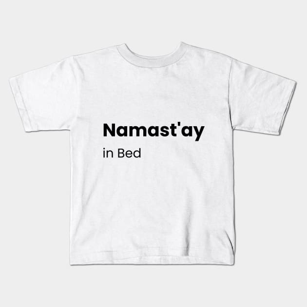 Bedtime Bliss Tee - Embracing the Zen of Rest Kids T-Shirt by zee